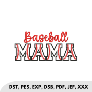 Baseball MAMA Applique