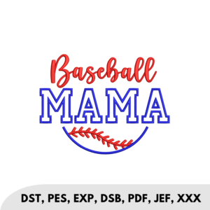 Baseball MAMA Applique