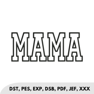 MAMA HAT Applique
