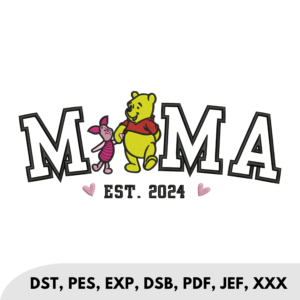 Winnie Pooh And Piglet MAMA 2024