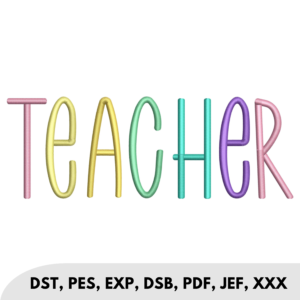 Teacher Multi Colour