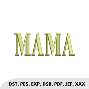 MAMA 3D Puff for Hat
