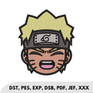 "Chibi"-style Naruto Uzumaki face
