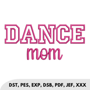 Dance Mom Applique