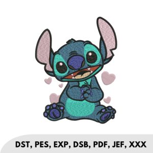 Stitch and heart