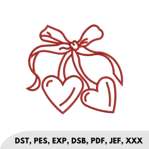 Heart and Ribbon Bow