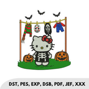 Hello Kitty Skeleton