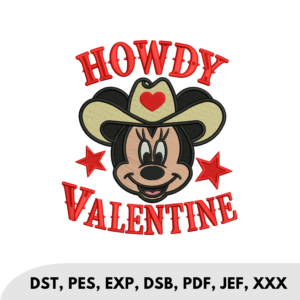 Howdy Valentine Minnie