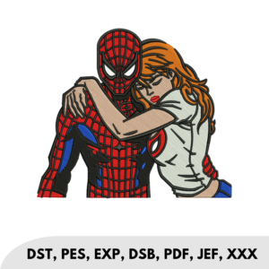 Mary Jane Watson and Peter Parker Spider Man