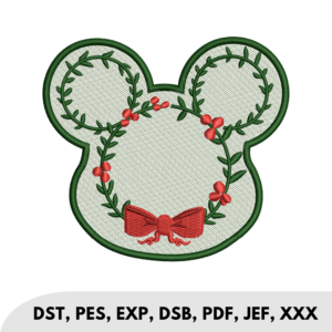 Christmas Mickey Wreath