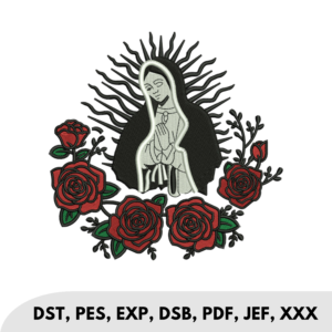 Virgin Mary With Shining Halo