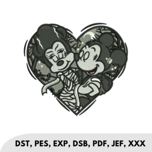 Love Mickey & Minnie Mouse Hugging