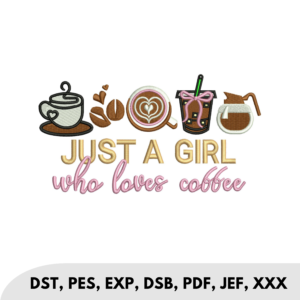 JUST A GIRL who Love coffee