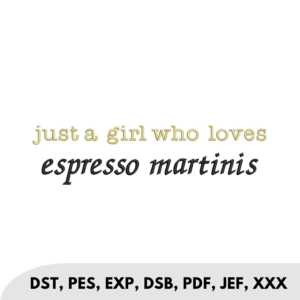 Girl Who Loves Espresso Martinis