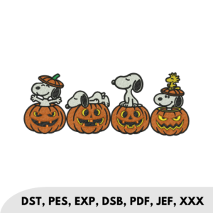 Snoopy and Woodstock in a Pumpkin