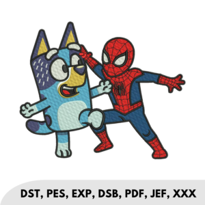 Bluey and Spider-Man